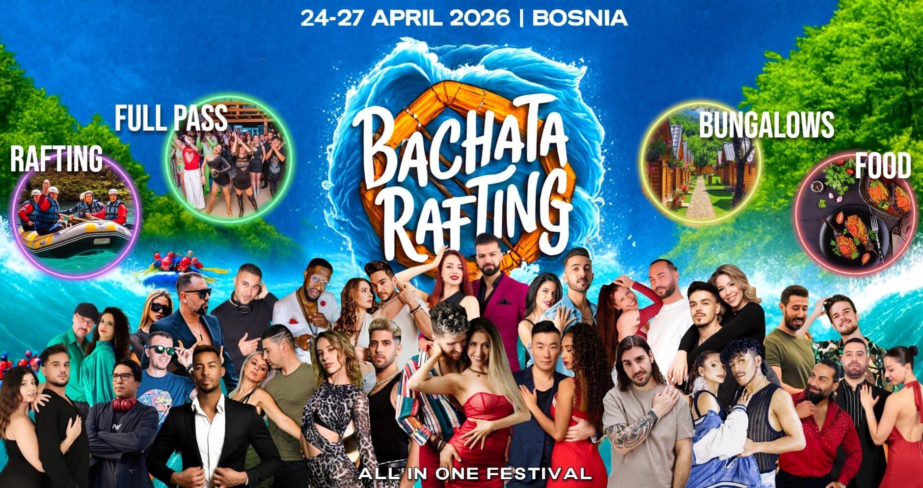 Bachata Rafting 2026 – Talleres, fiestas y rafting | La aventura del baile