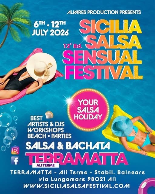 SICILIA SALSA SENSUAL FESTIVAL 2026 (12ª Edición)