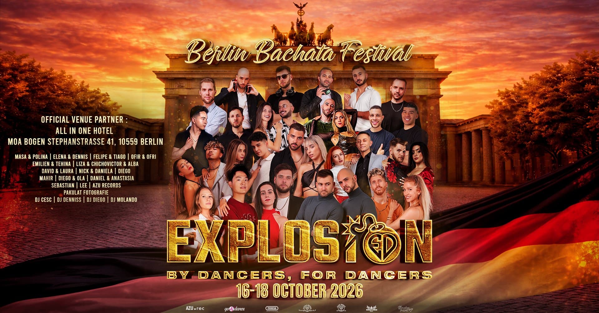 Explosion Berlin Bachata Festival 2026 #4 Edición