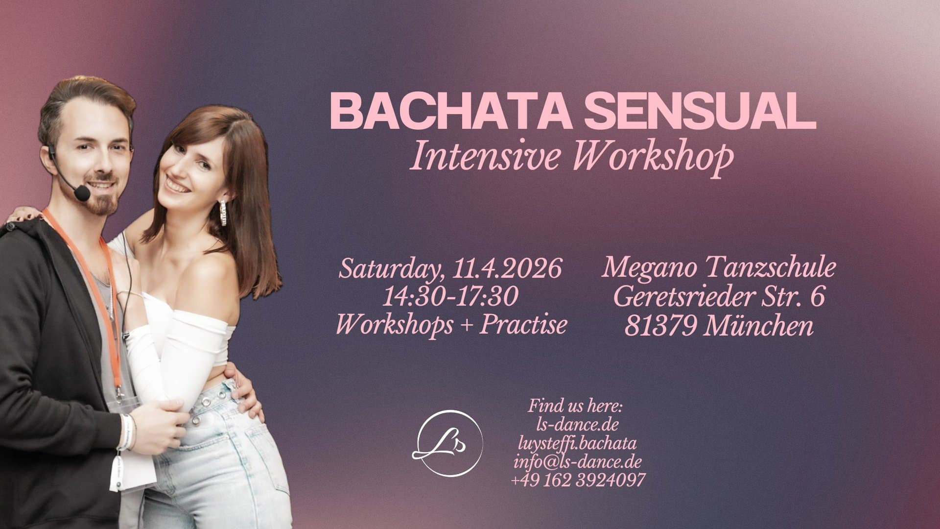 Bachata Sensual Intensive Workshop April - Learn how to Dance as One