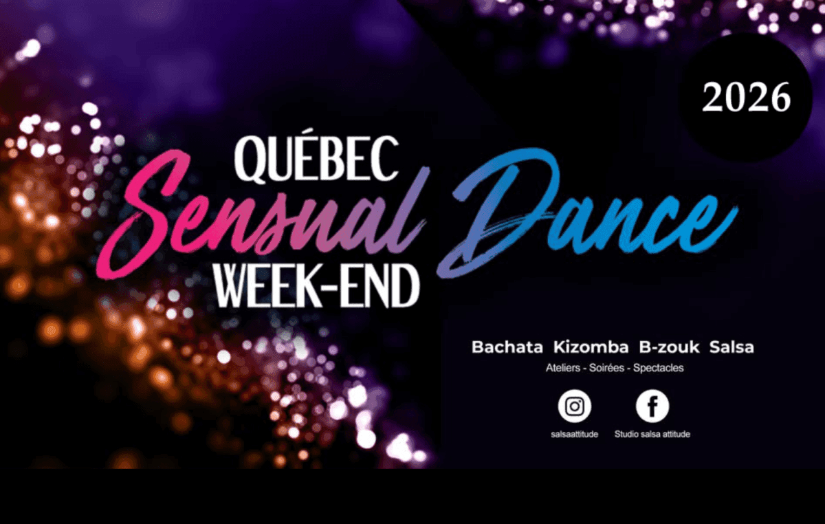 Québec Sensual Dance Week-end – 8e Édition | 2026
